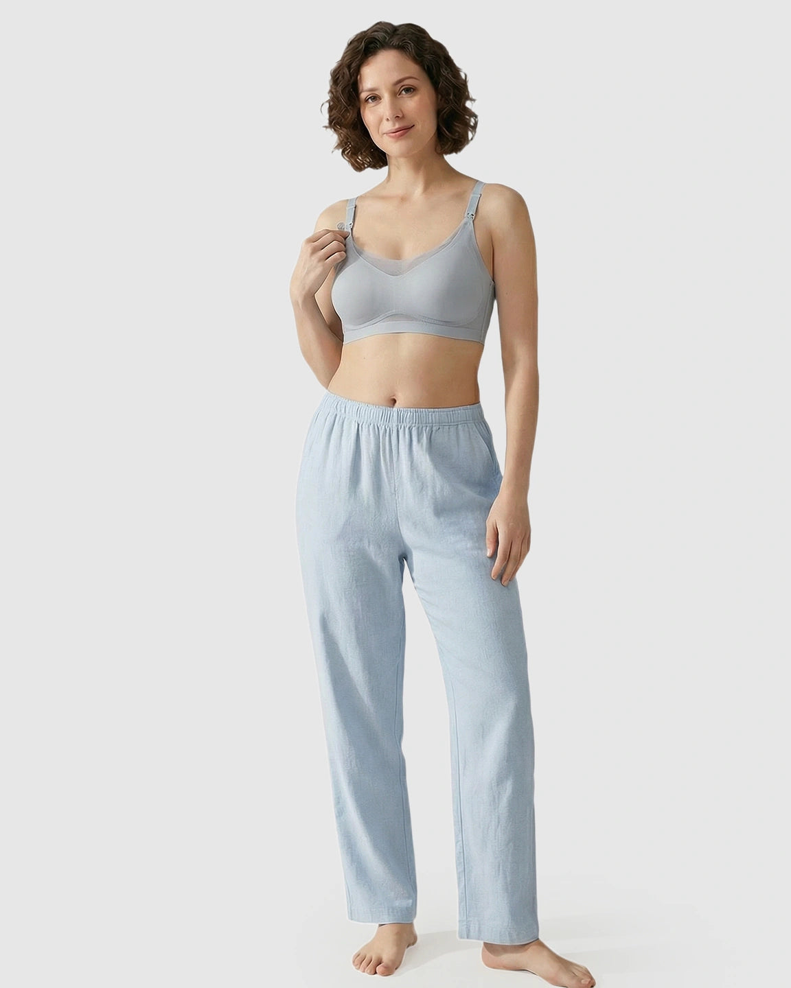 Seamless Ice Silk Ultra-Thin Nursing Bra