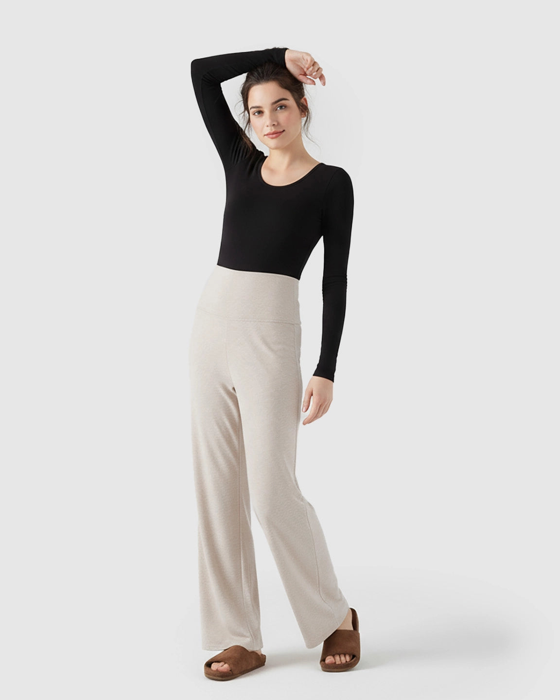 Soft Fleece Relaxed Maternity Pants