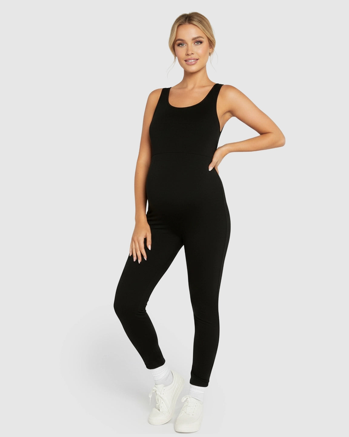 Supportive-Sculpt Sleek-Fit Maternity Bodysuit