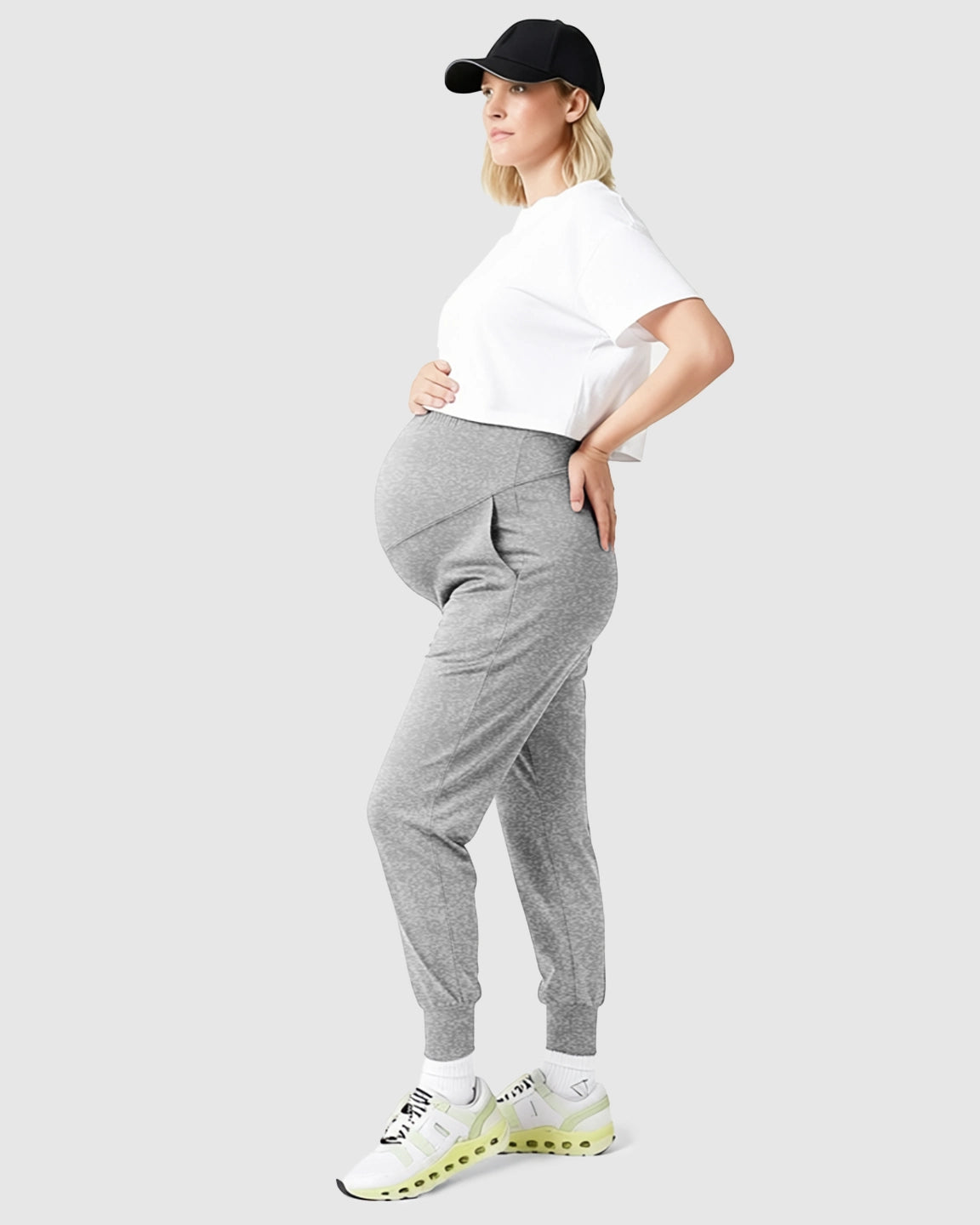Supportive Slim-Fitting Maternity Joggers
