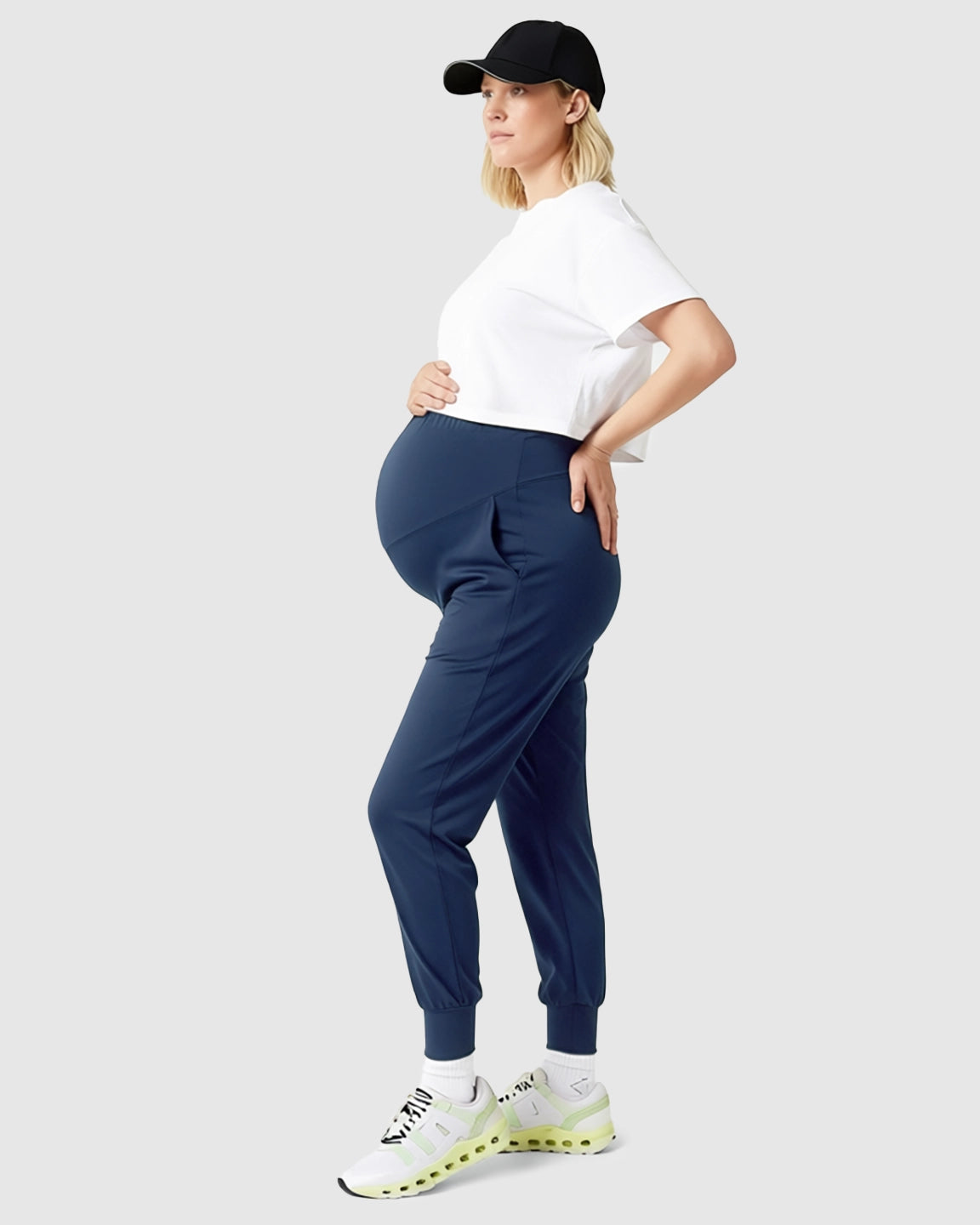 Supportive Slim-Fitting Maternity Joggers