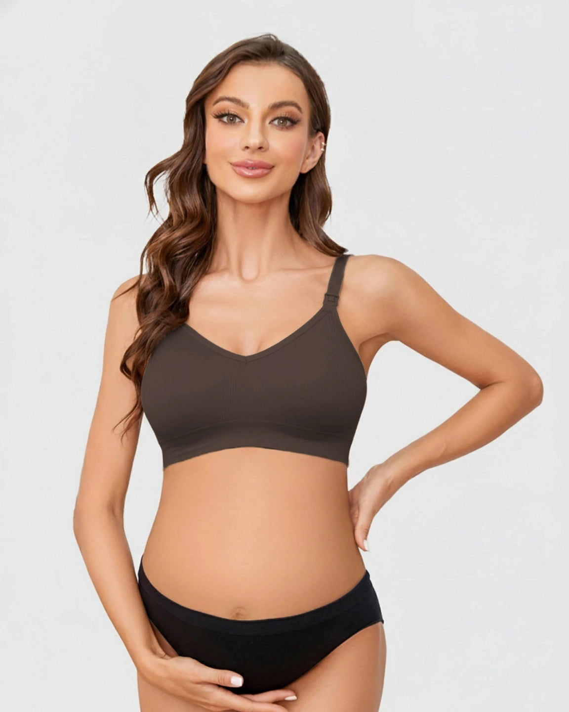 Wireless Front-Open Maternity Nursing Bra