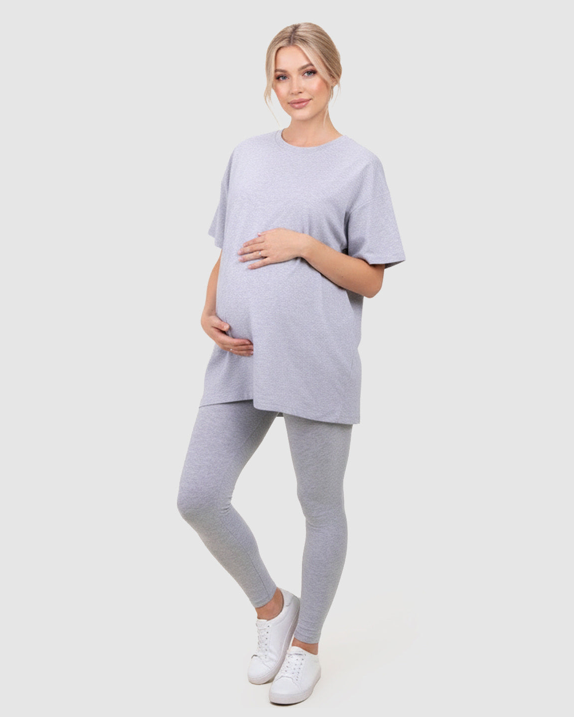 Soft-Stretch Casual-Lounge Maternity Loungewear Set