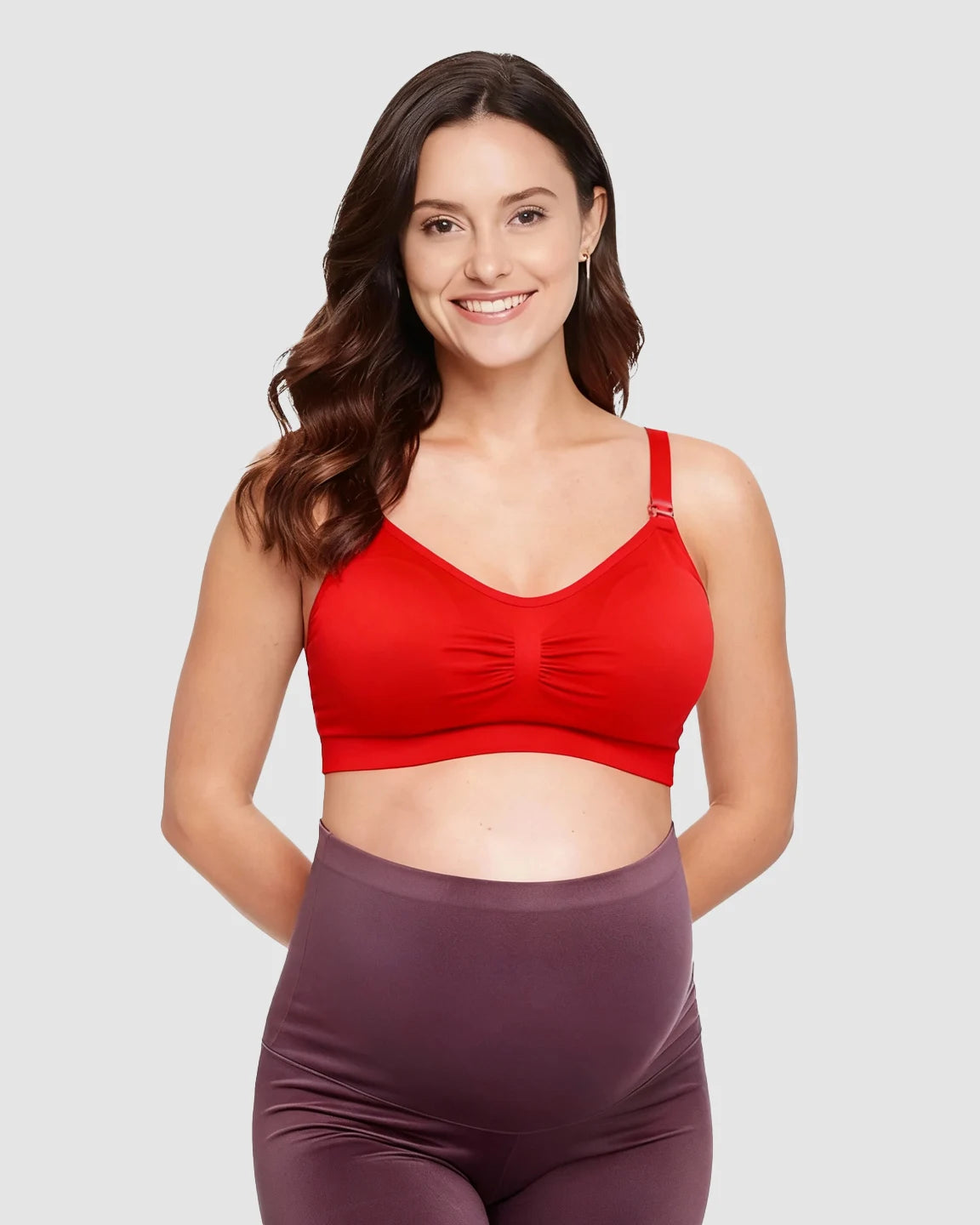 Seamless Soft Stretch Wireless Nursing Bra