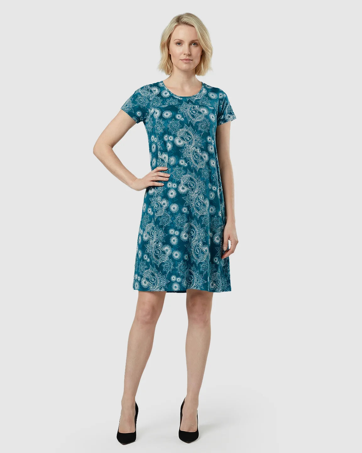Breathable Cotton A-Line Nursing & Maternity Dress