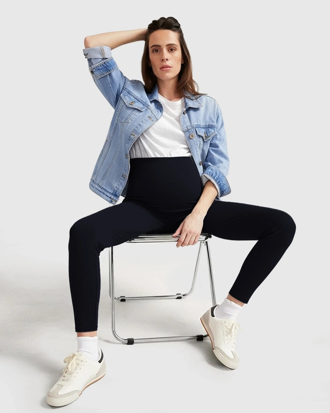 Ultra-Soft Support Maternity Midi Leggings