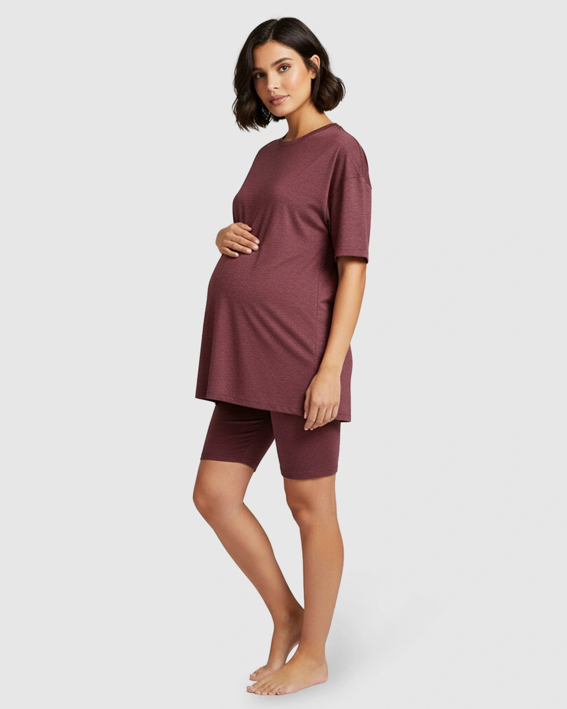 Ultra-Soft Oversized Maternity Loungewear Set