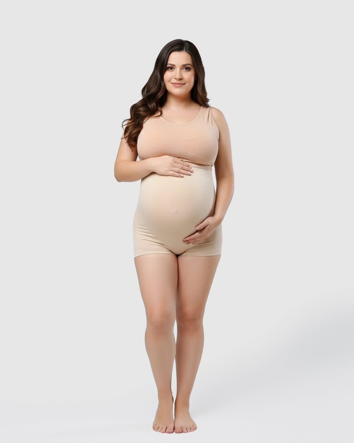 Soft Seamless High Waist Maternity Panties