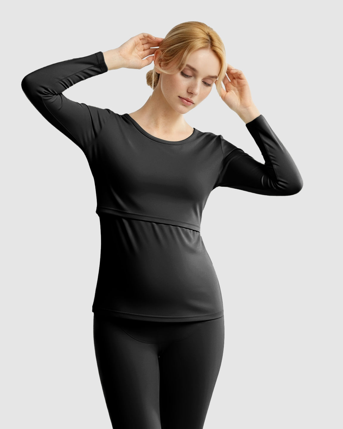 Thick Cotton Nursing Maternity Pajama Set