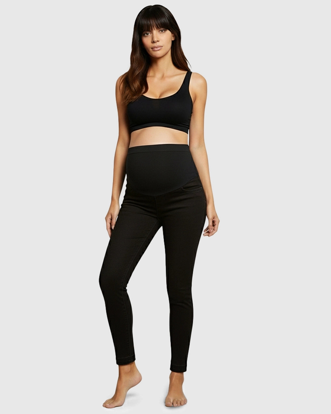 Stretch High-Waist Skinny Maternity Jeans