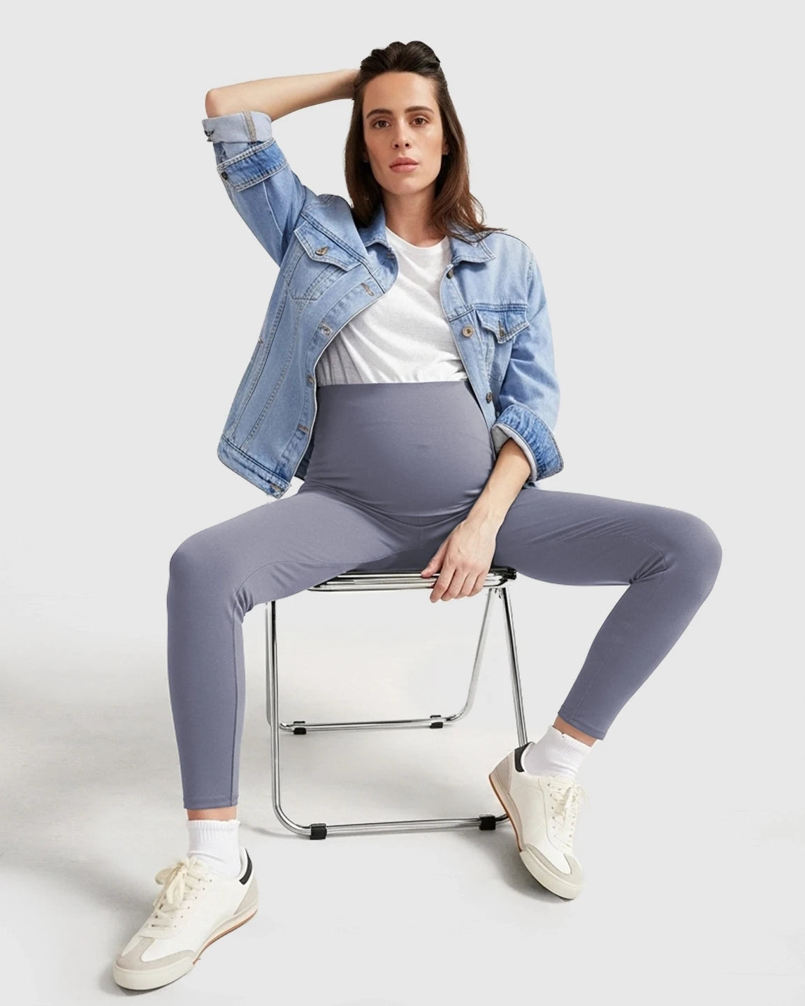 Ultra-Soft Support Maternity Midi Leggings