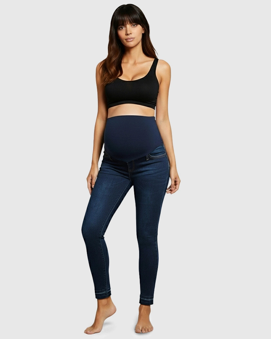 Stretch High-Waist Skinny Maternity Jeans