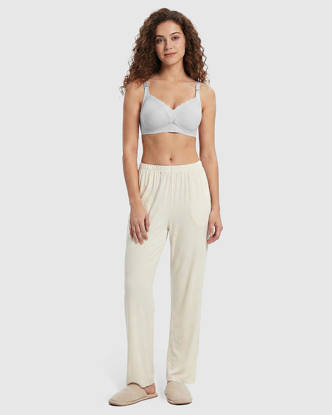 Wire-Free Soft Lace Maternity Nursing Bra