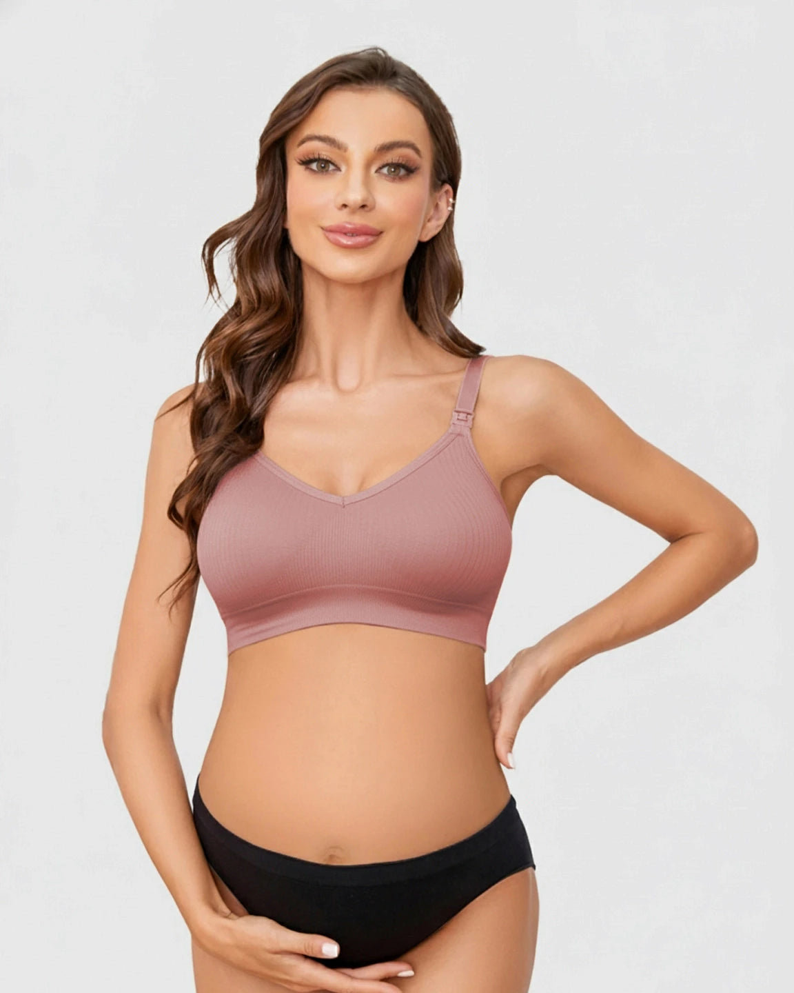 Wireless Front-Open Maternity Nursing Bra