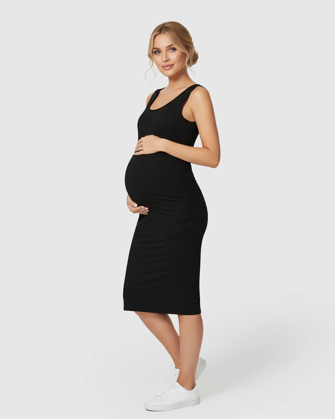 Sleeveless Camisole Bodycon Maternity Dress