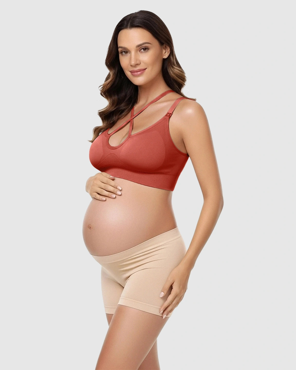 Seamless CrissCross Nursing Bra