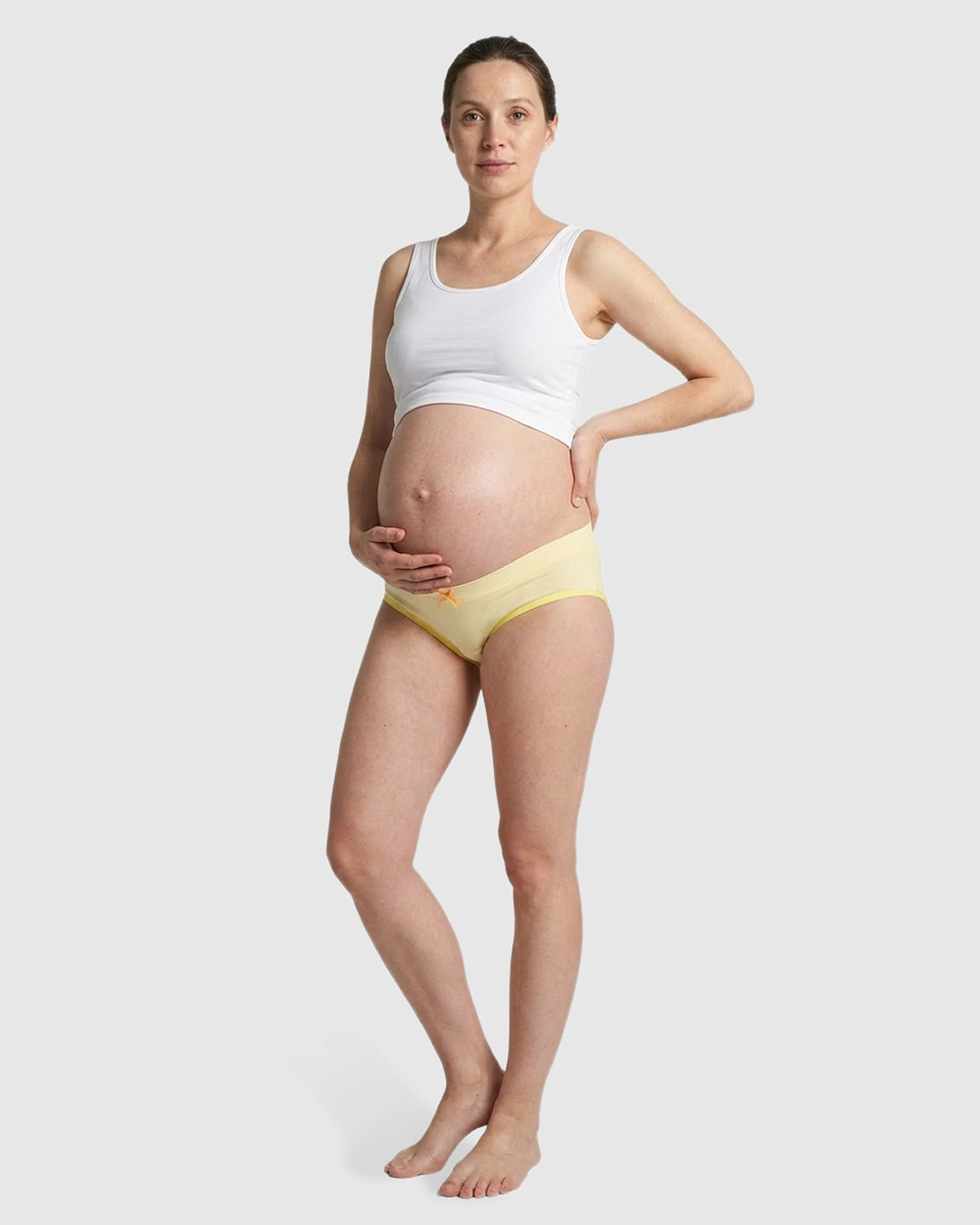 Center Ribbon Boyleg Maternity Underwear