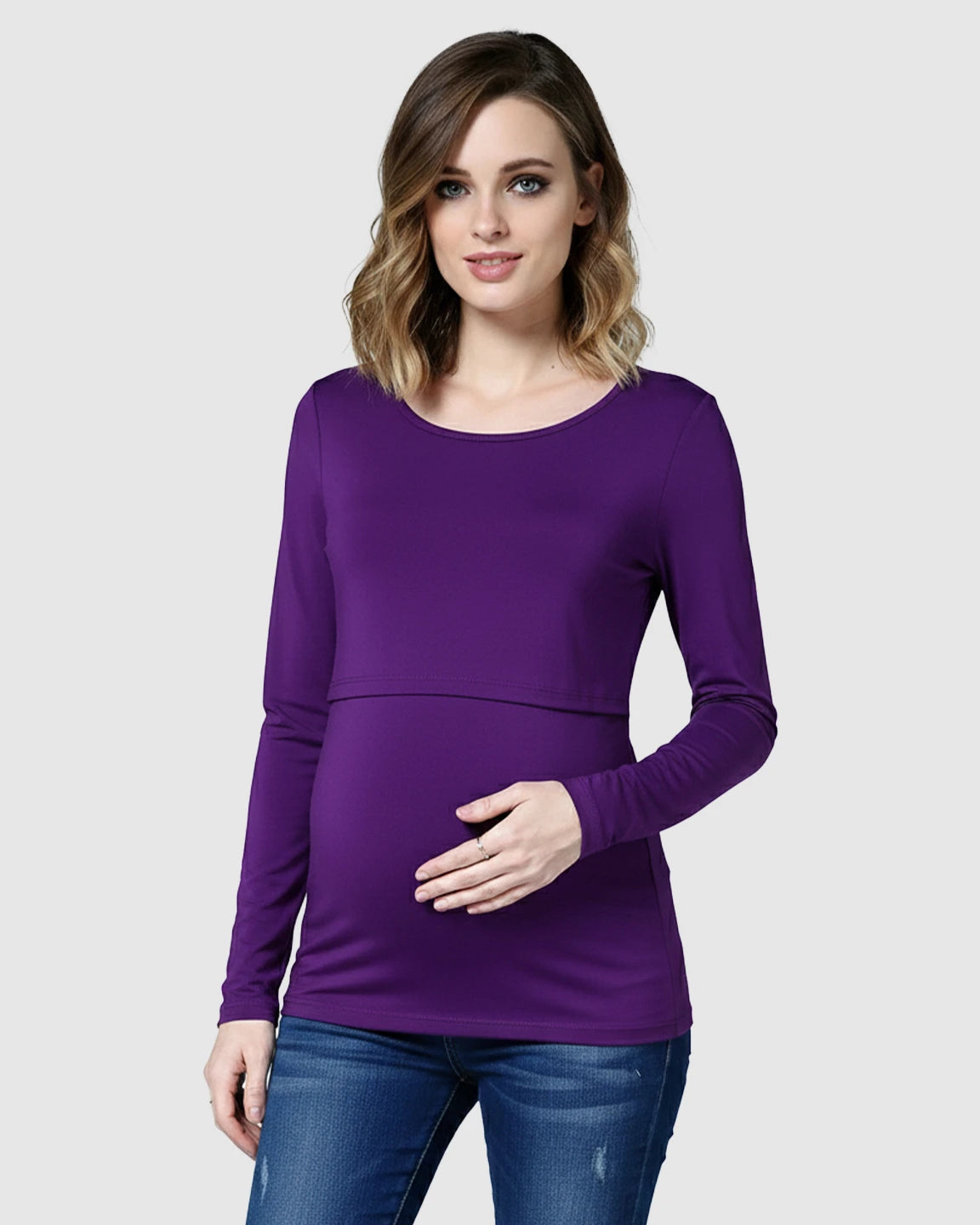 Lift-Up Front Casual Maternity & Nursing Top