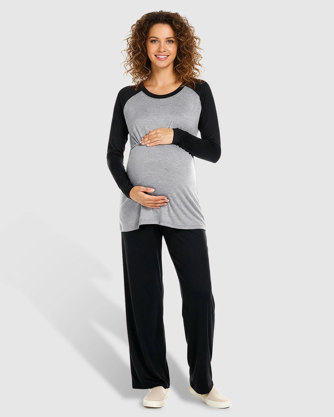Soft Stretch Nursing Maternity Sleepwear Set