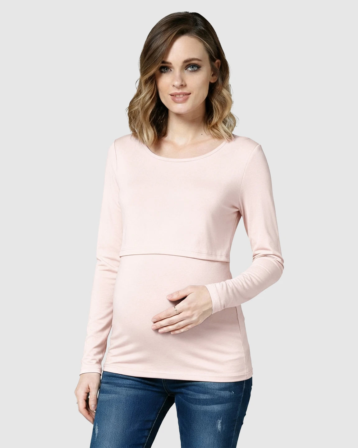 Lift-Up Front Casual Maternity & Nursing Top