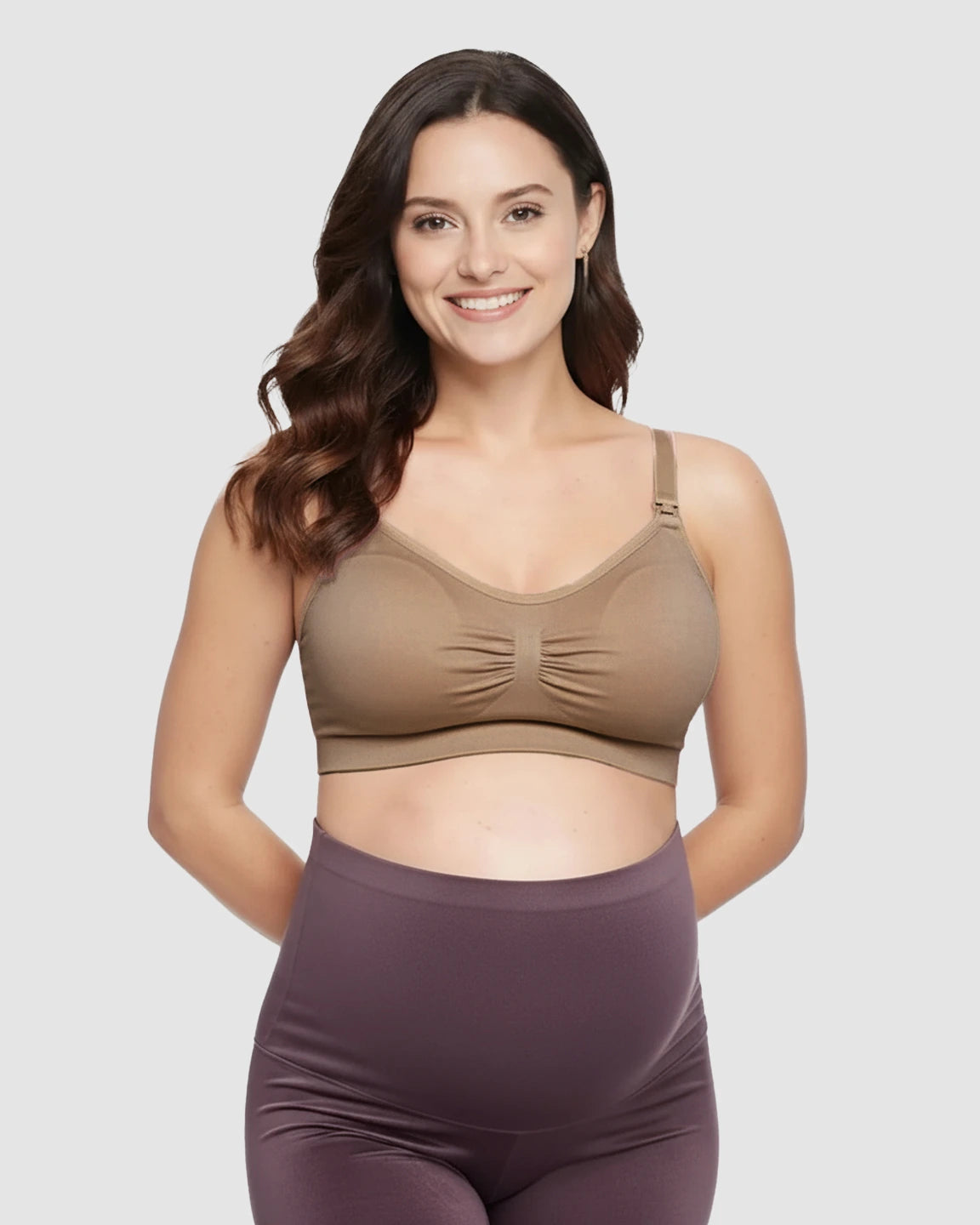 Seamless Soft Stretch Wireless Nursing Bra
