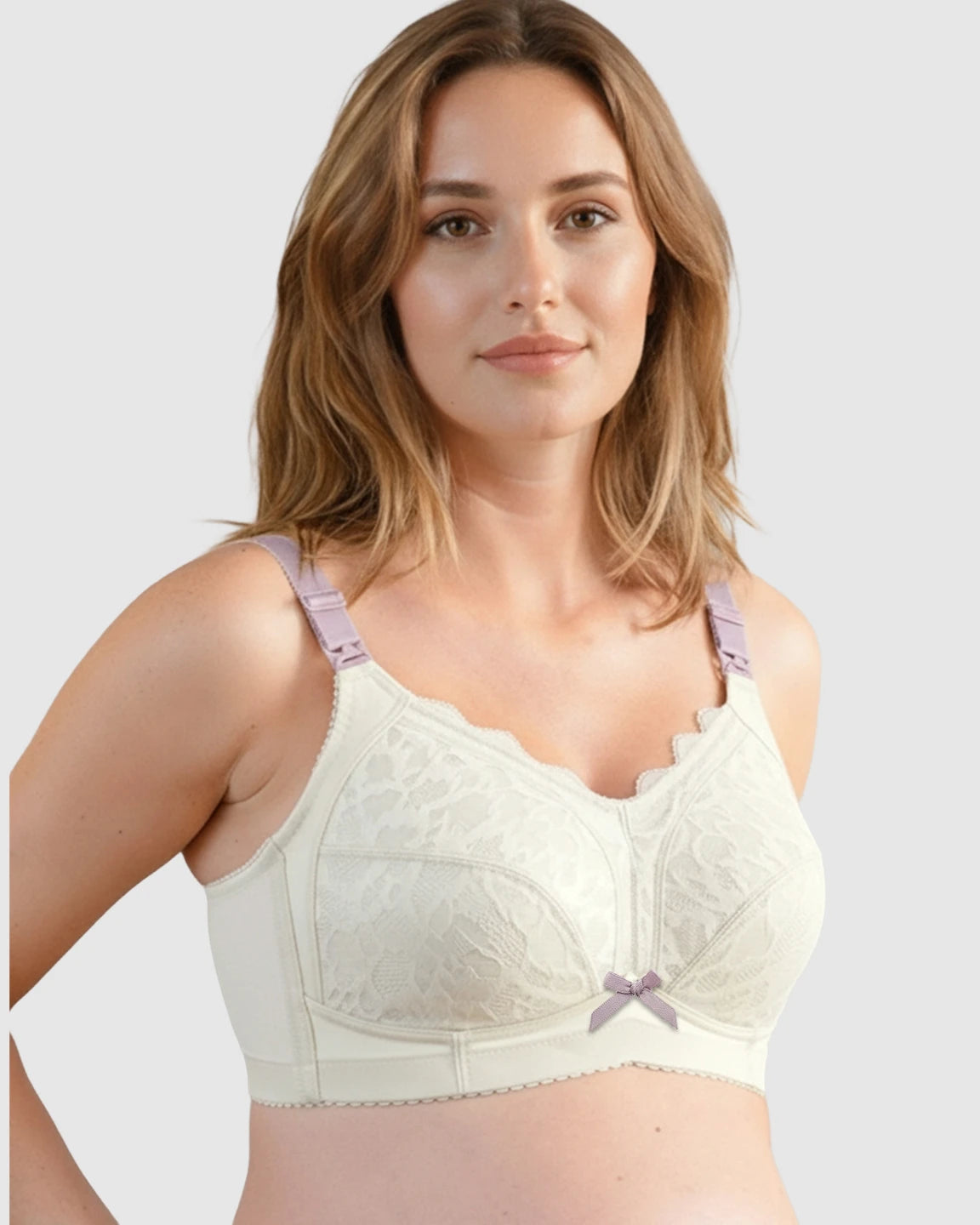 Lace Full-Cup Wire-Free Nursing Bra