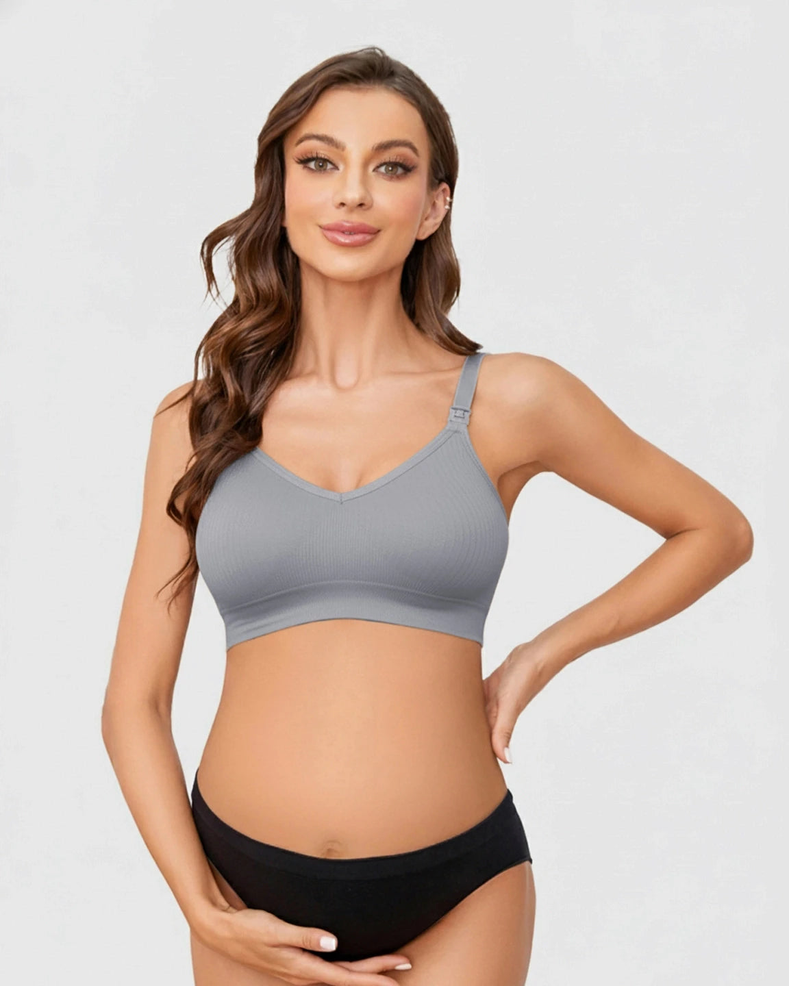 Wireless Front-Open Maternity Nursing Bra