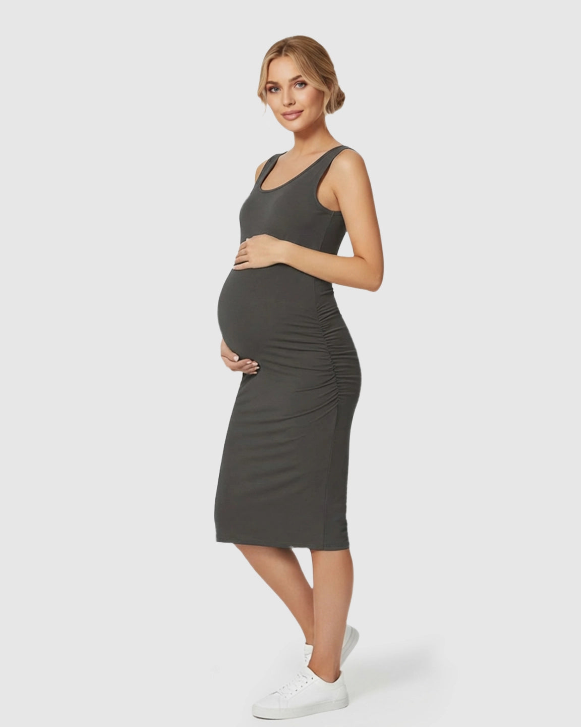 Sleeveless Camisole Bodycon Maternity Dress