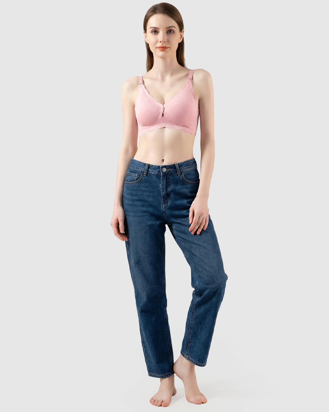 Dual Clasp Seamless Maternity Nursing Bra