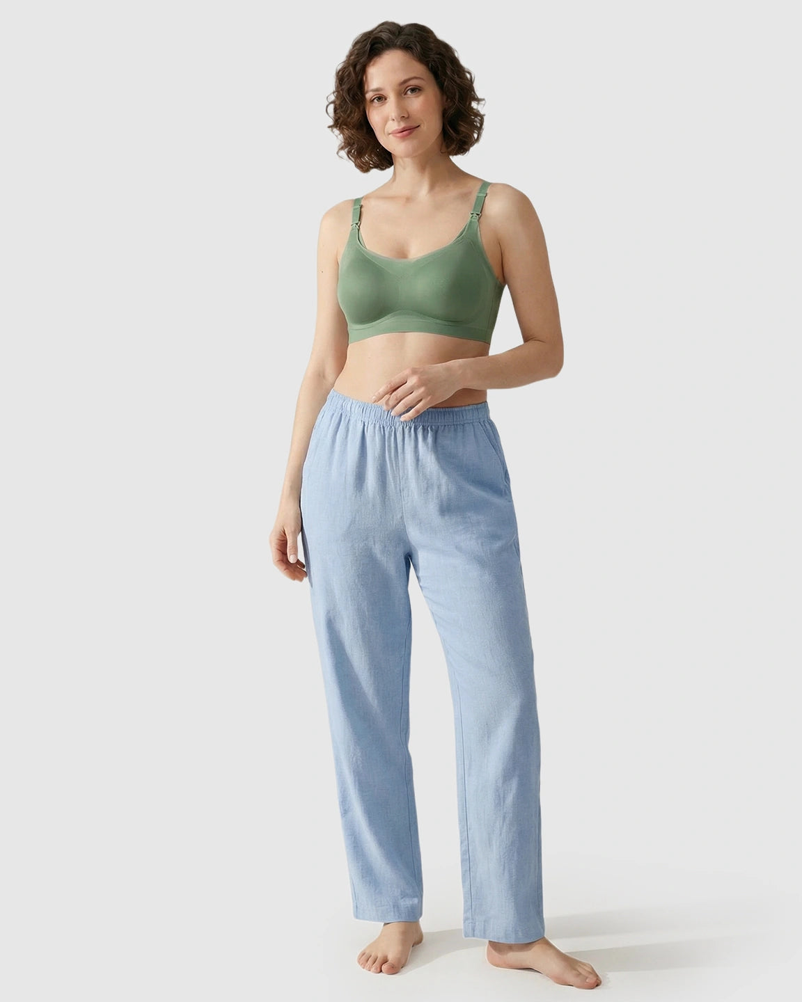 Seamless Ice Silk Ultra-Thin Nursing Bra