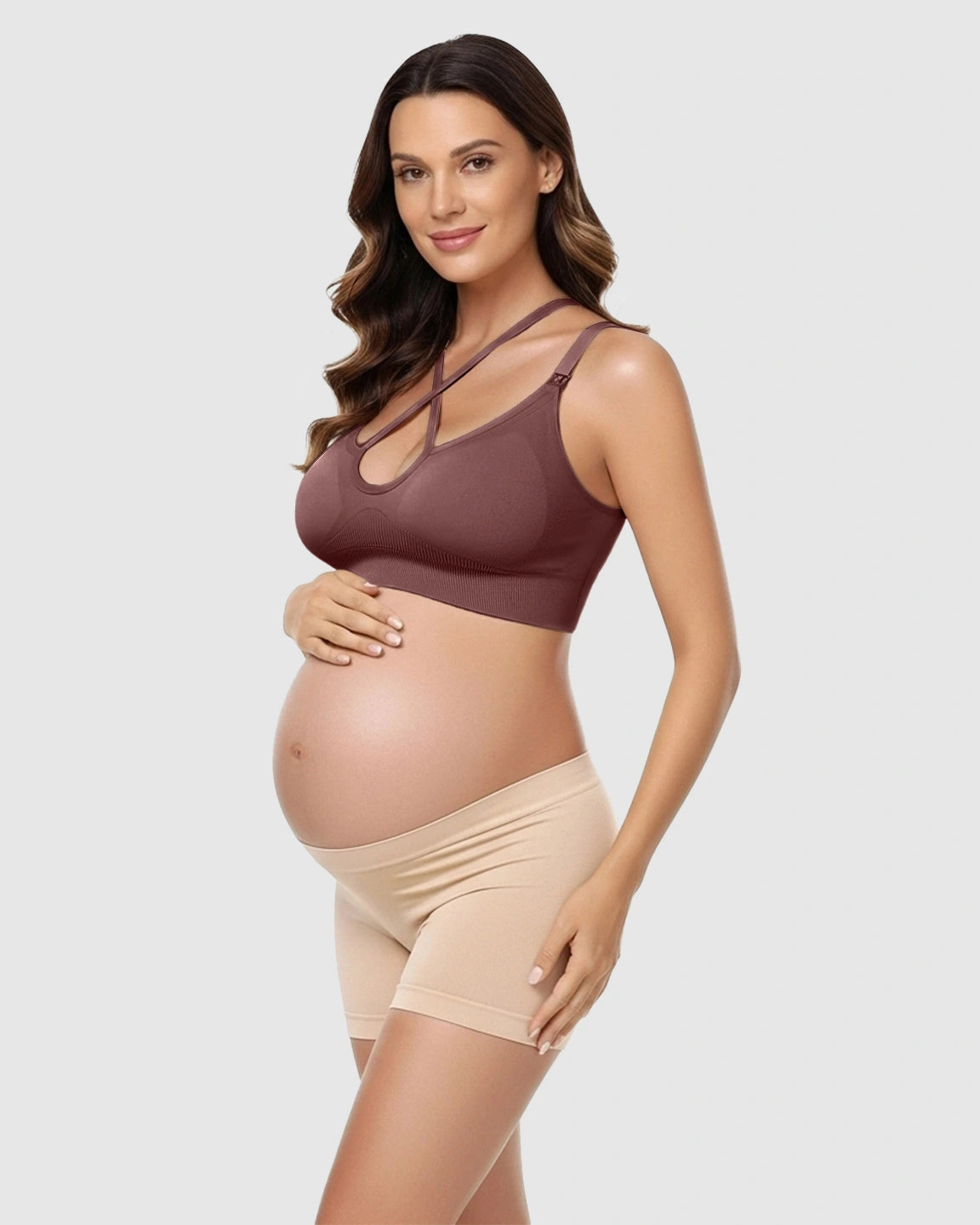 Seamless CrissCross Nursing Bra