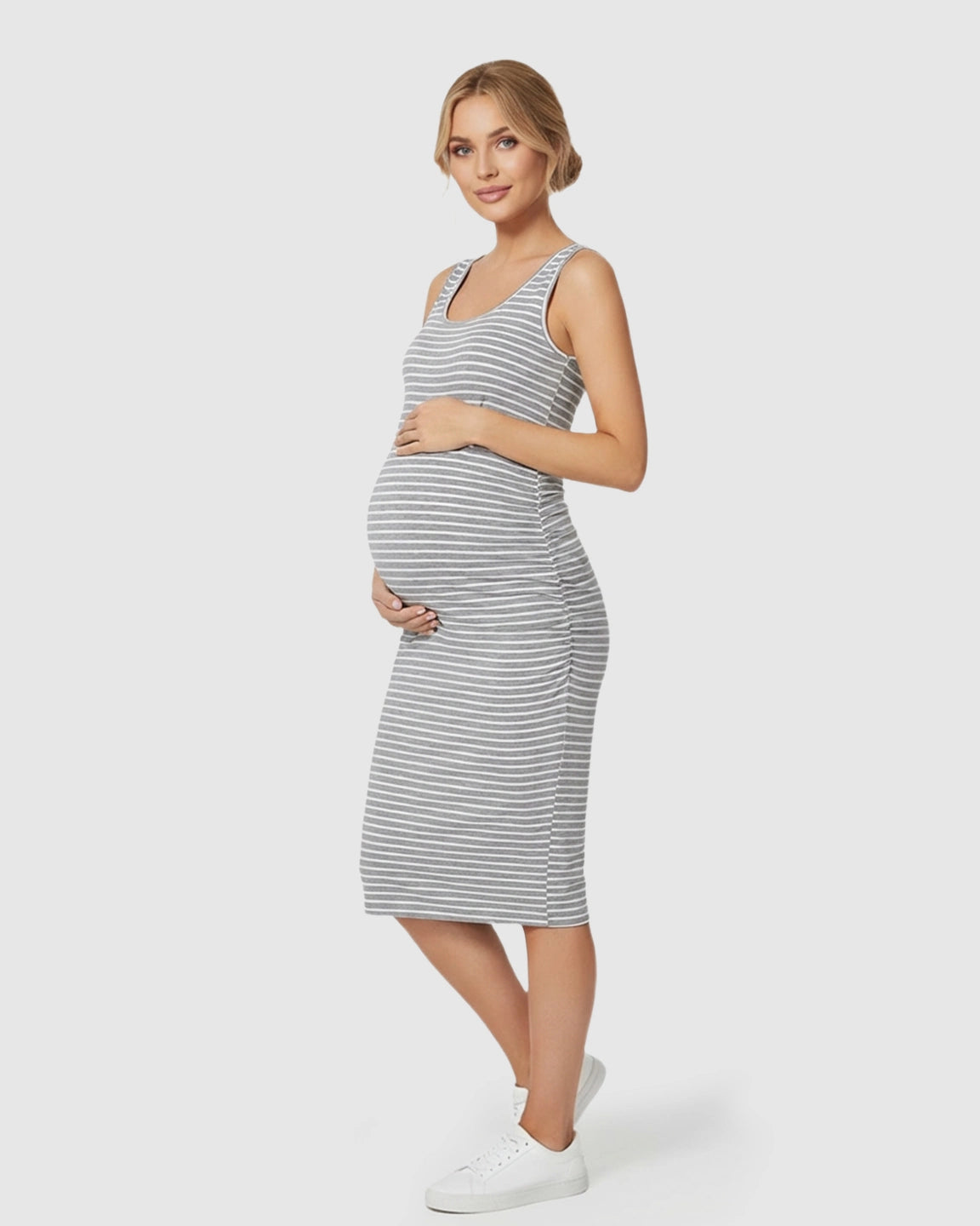Sleeveless Camisole Bodycon Maternity Dress