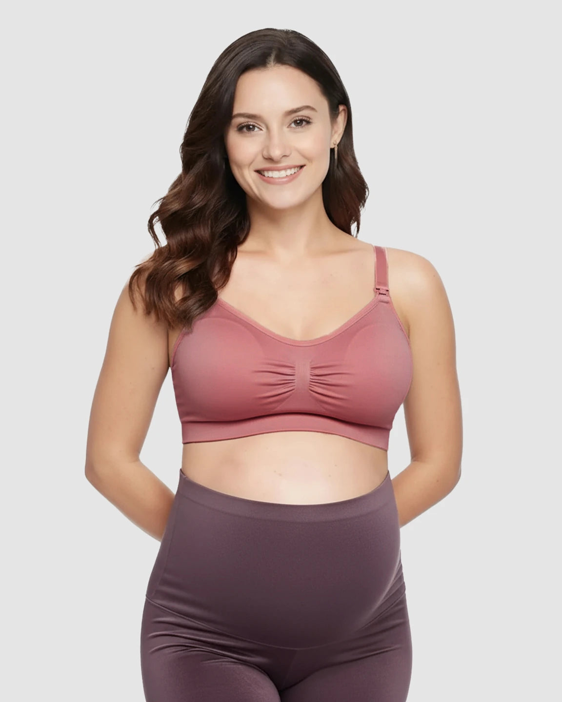Seamless Soft Stretch Wireless Nursing Bra