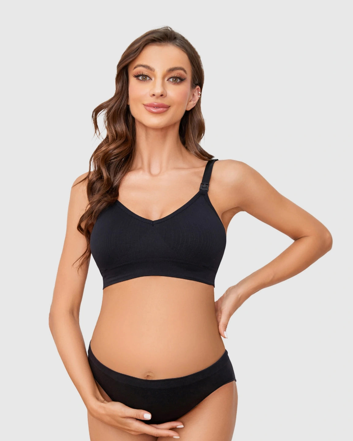 Wireless Front-Open Maternity Nursing Bra
