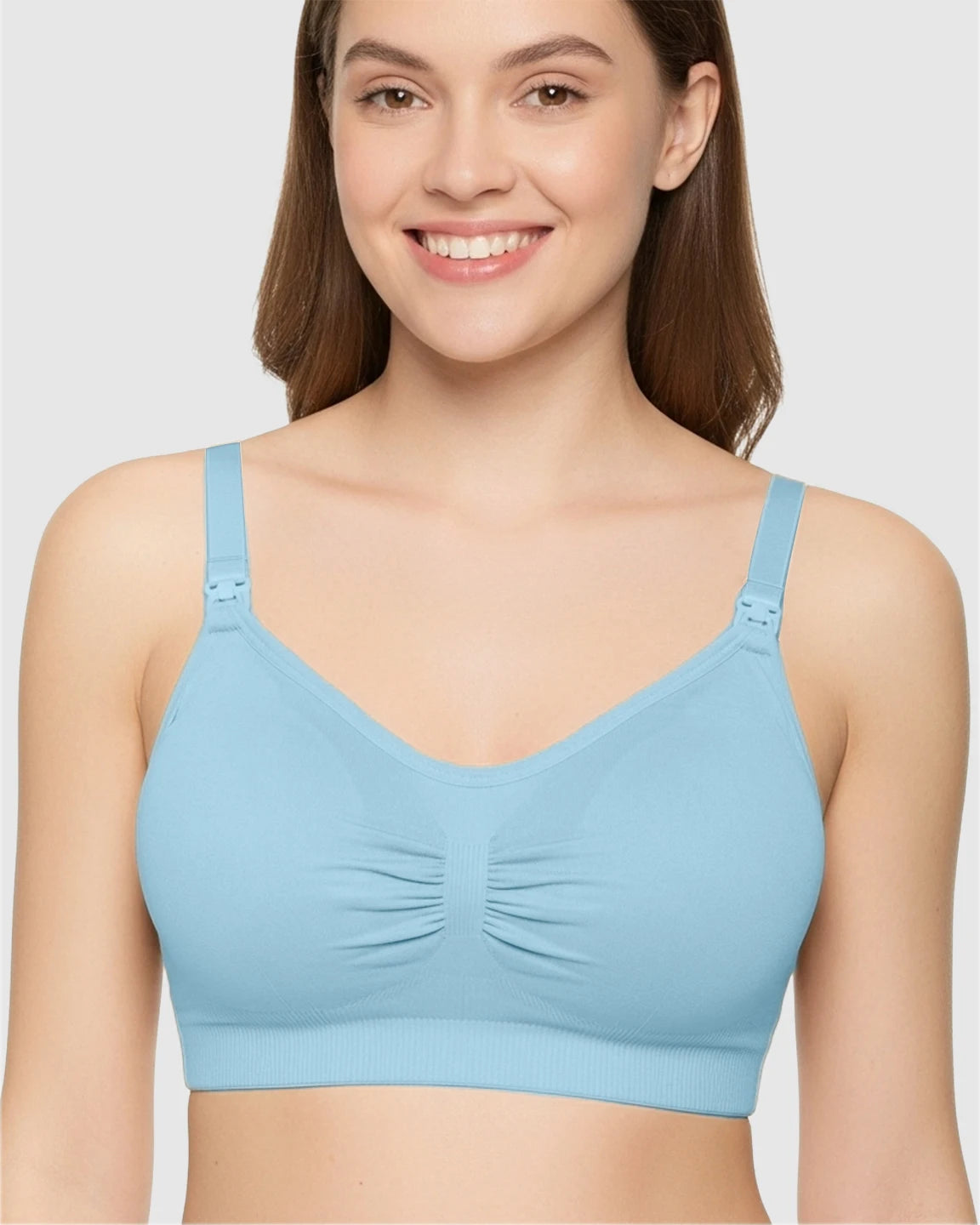 Soft Seamless Front-Open Nursing Bra