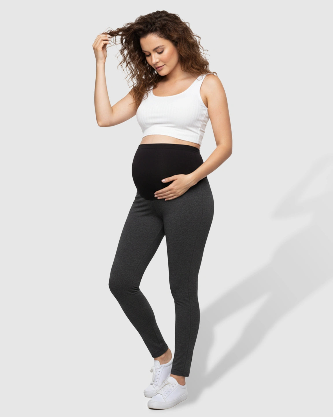 Support Panel Slim-Fit Maternity Leggings