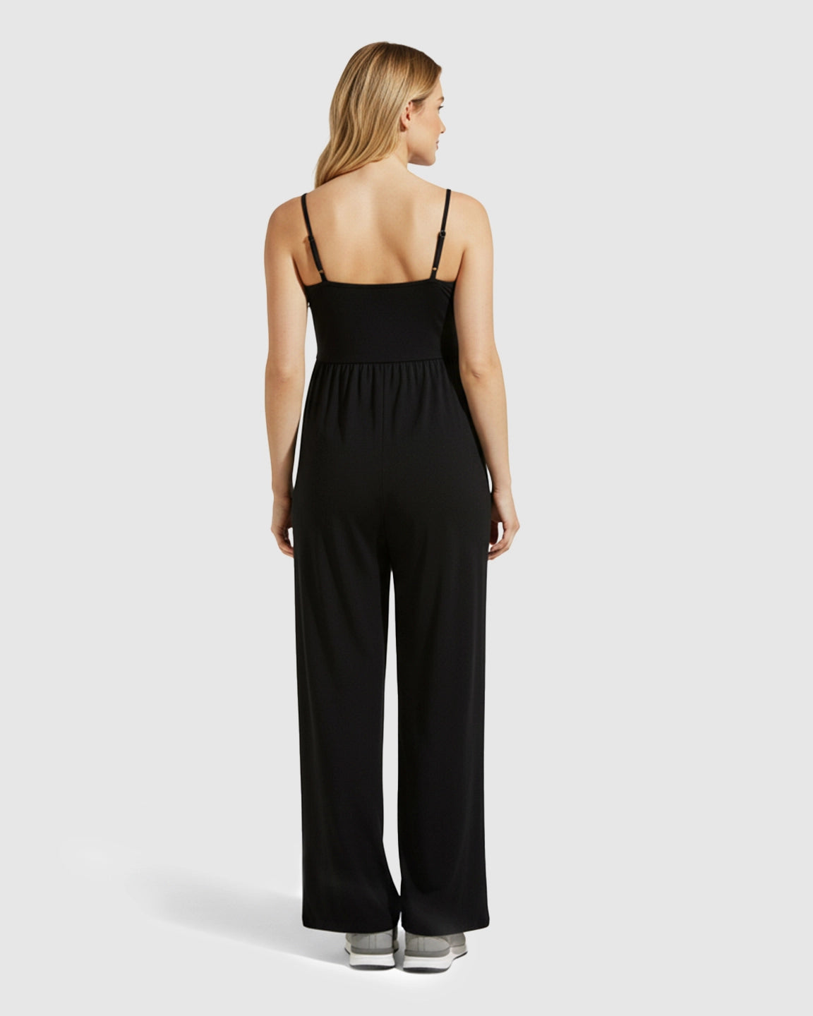 Sleeveless Relaxed Fit Maternity Jumpsuit