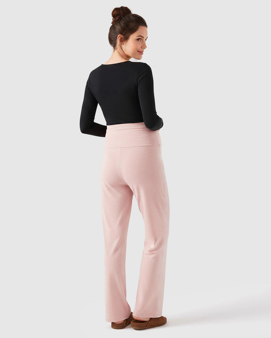 Soft Fleece Relaxed Maternity Pants