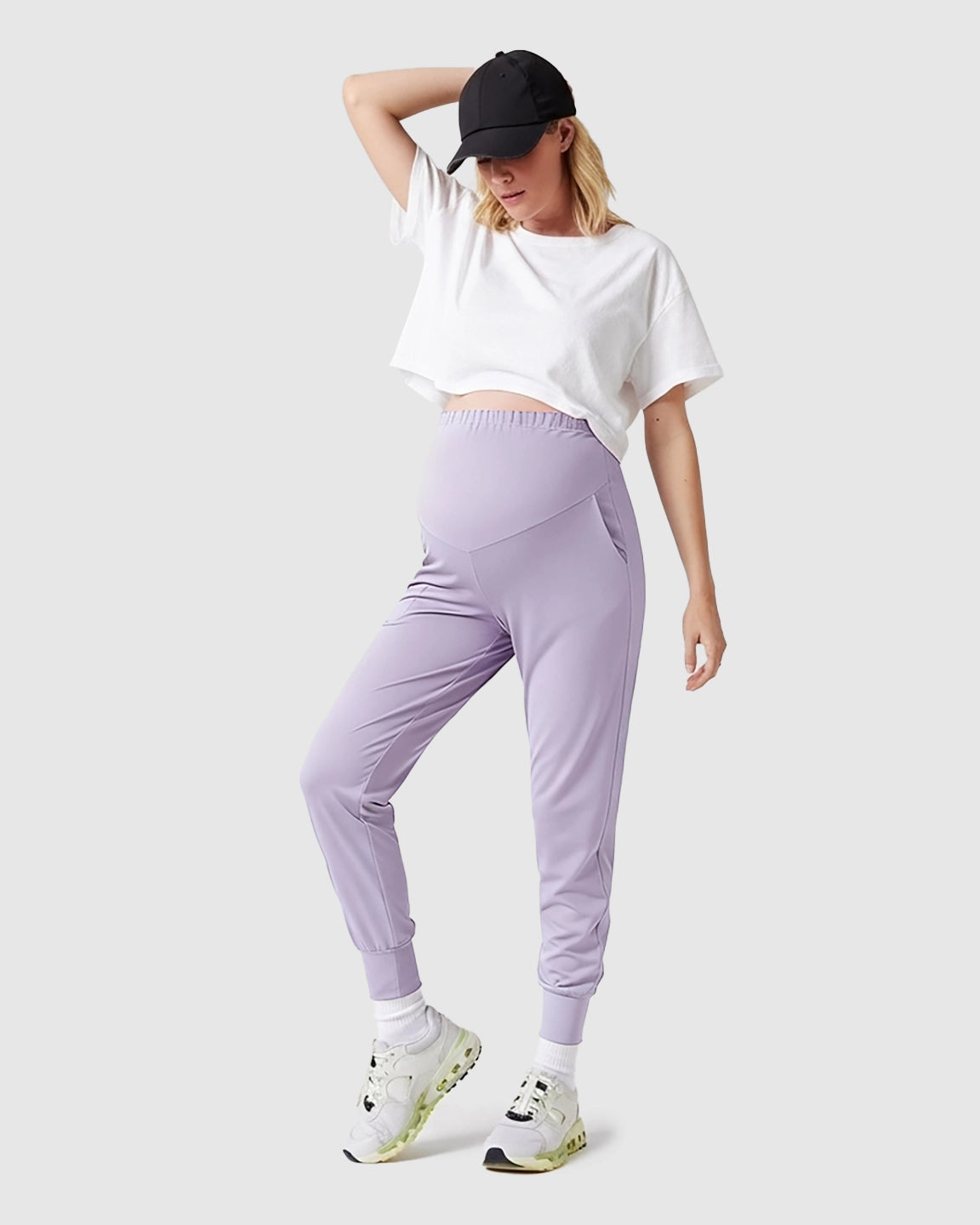 Supportive Slim-Fitting Maternity Joggers