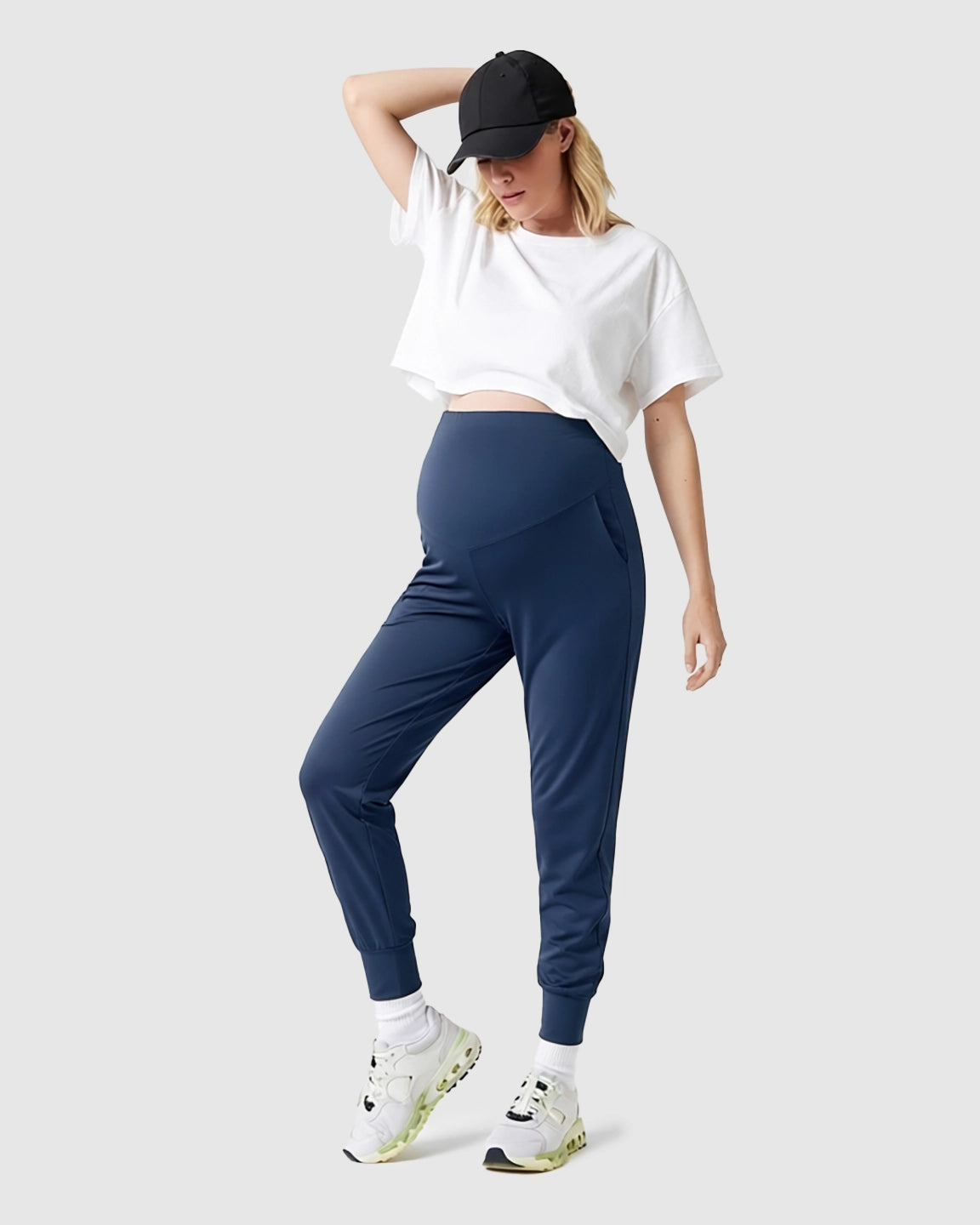 Supportive Slim-Fitting Maternity Joggers