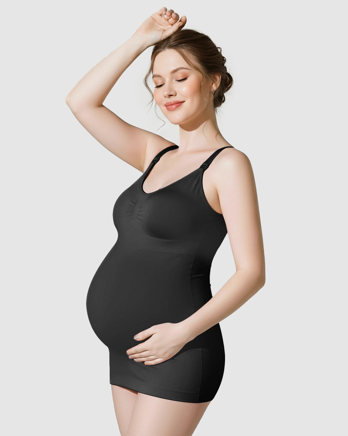 Soft Stretch Front-Opening Wireless Maternity Nursing Bra