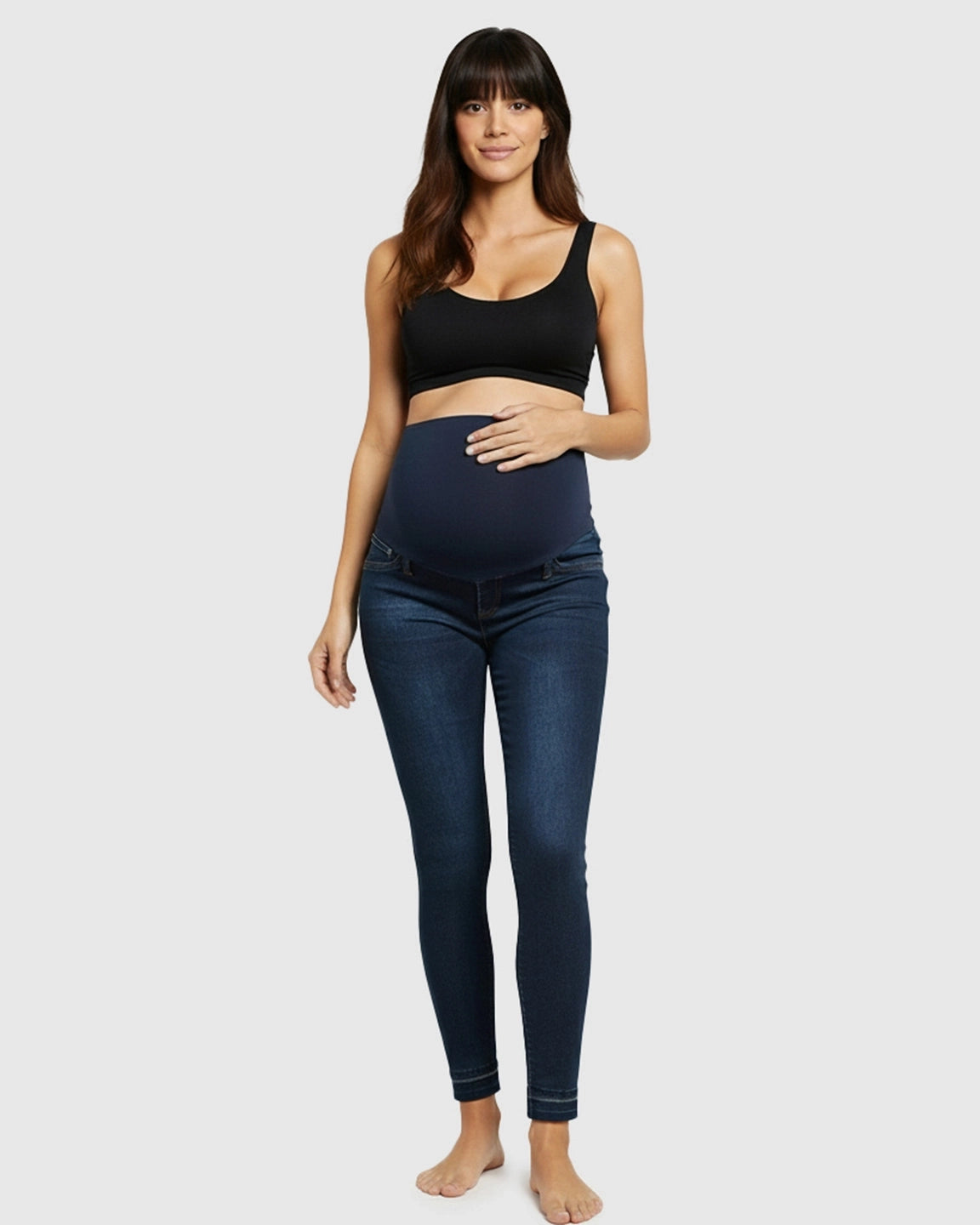 Stretch High-Waist Skinny Maternity Jeans