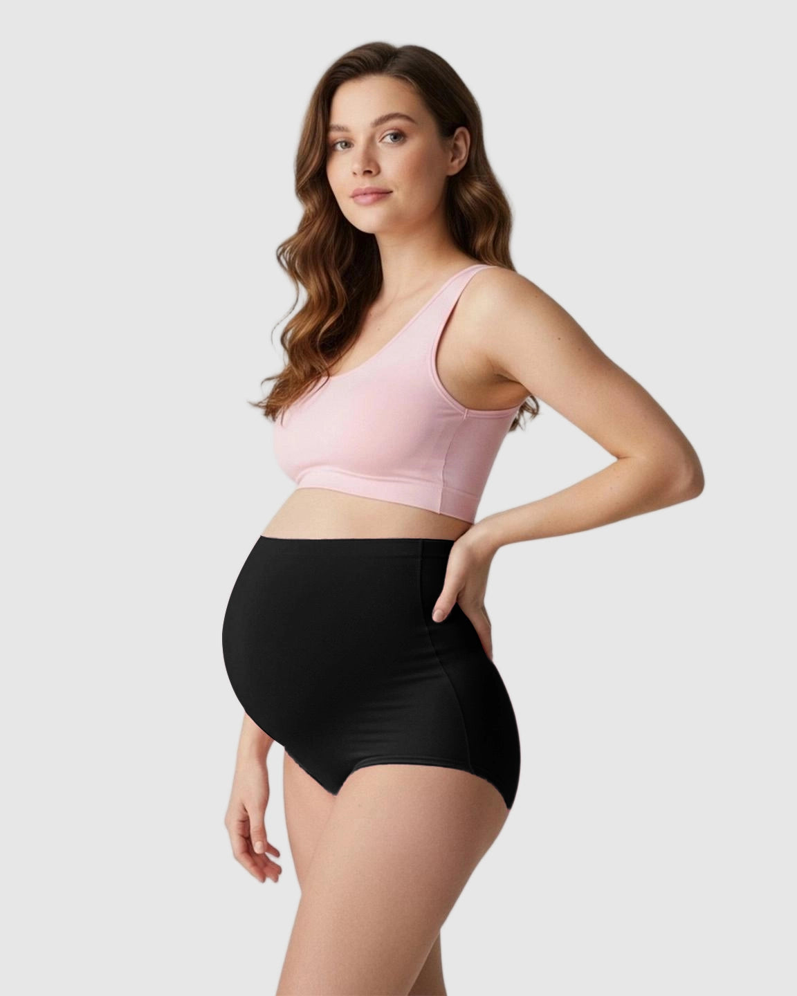 High-Waist Cotton Support Maternity Panties