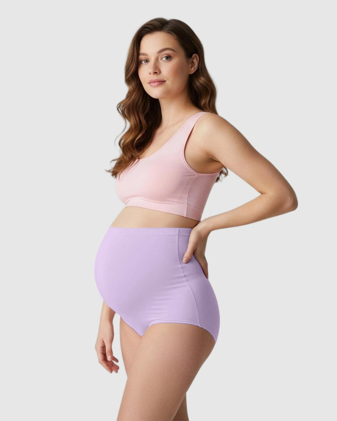 High-Waist Cotton Support Maternity Panties