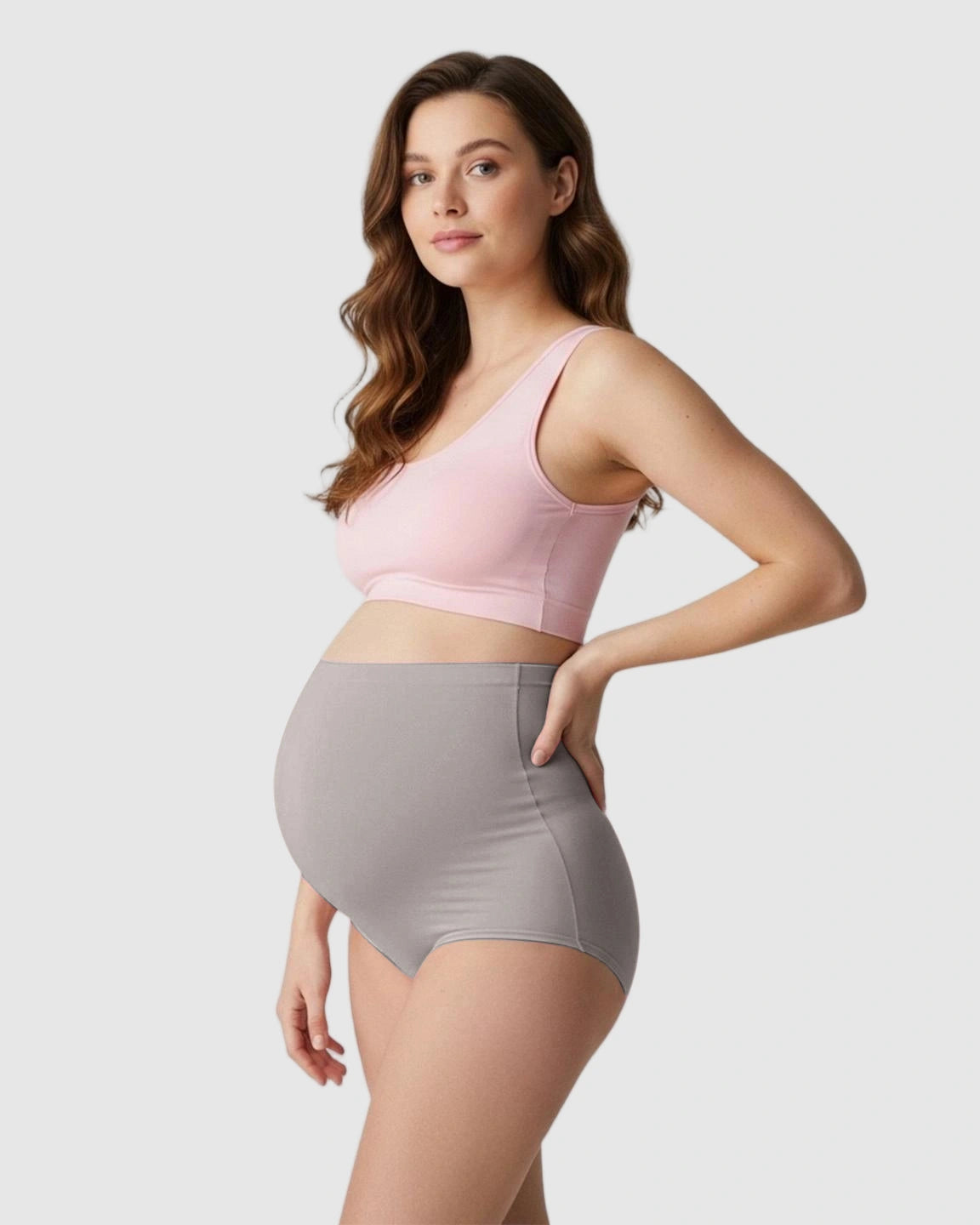 High-Waist Cotton Support Maternity Panties