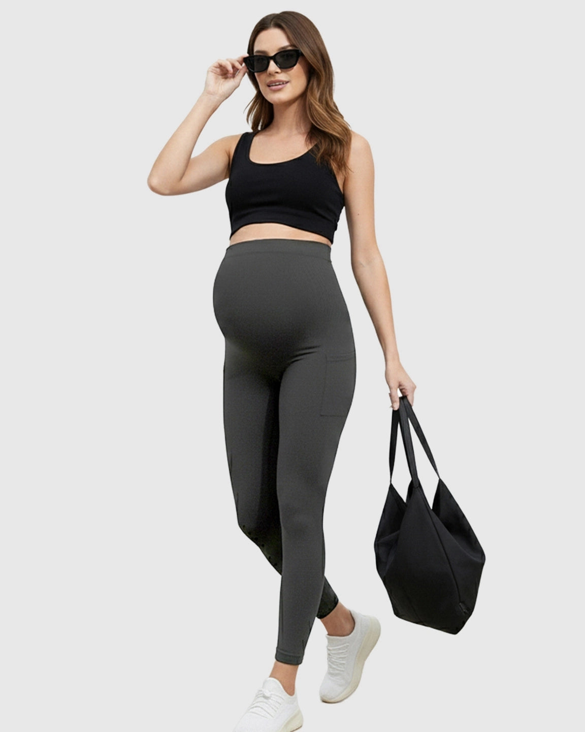 Support Panel Over-Belly Skinny Fit Maternity Leggings