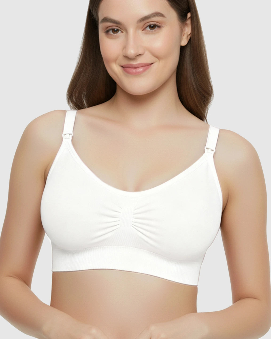 Soft Seamless Front-Open Nursing Bra