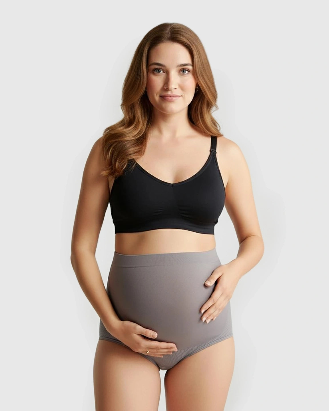 High-Waist Seamless Maternity Panties