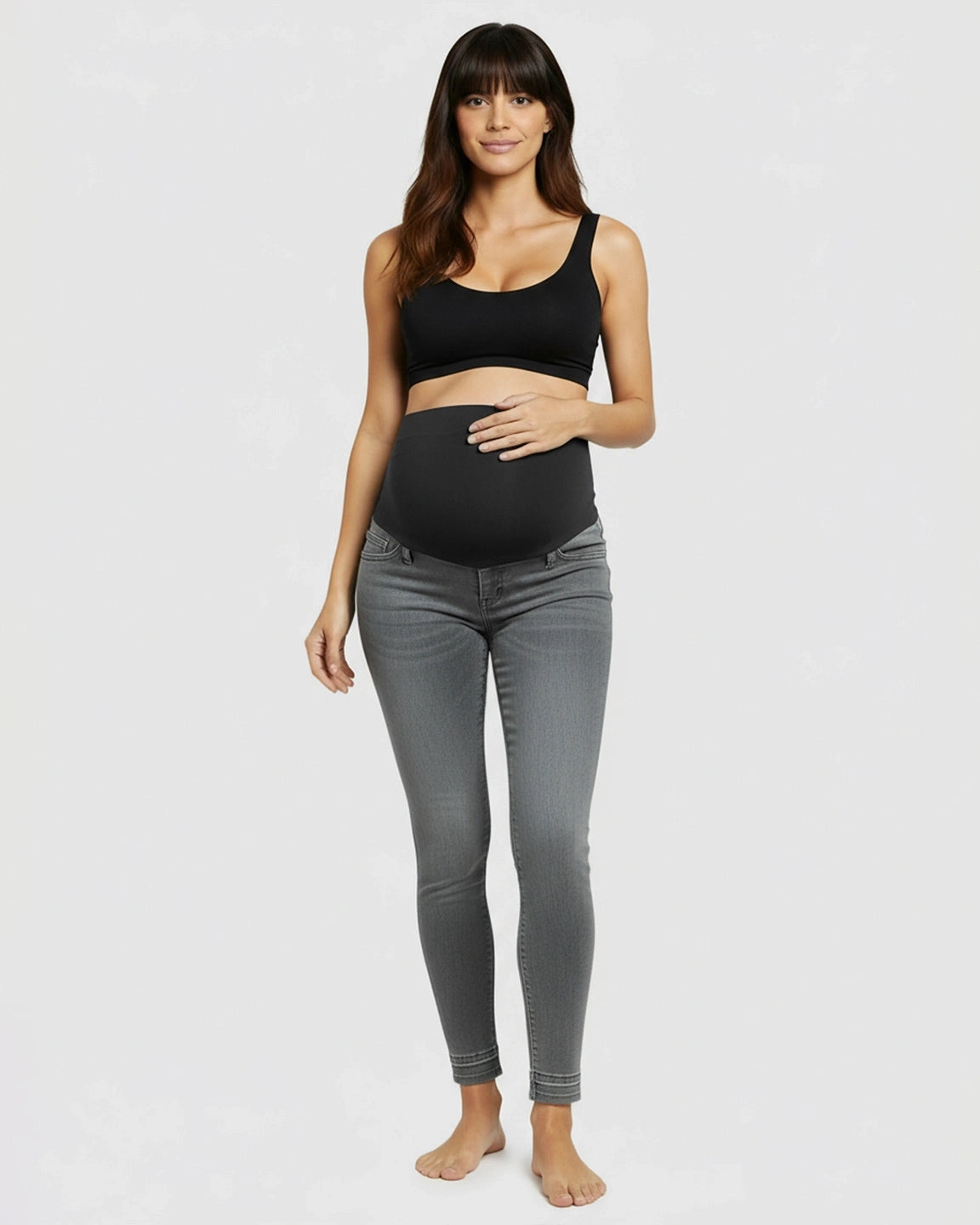 Stretch High-Waist Skinny Maternity Jeans