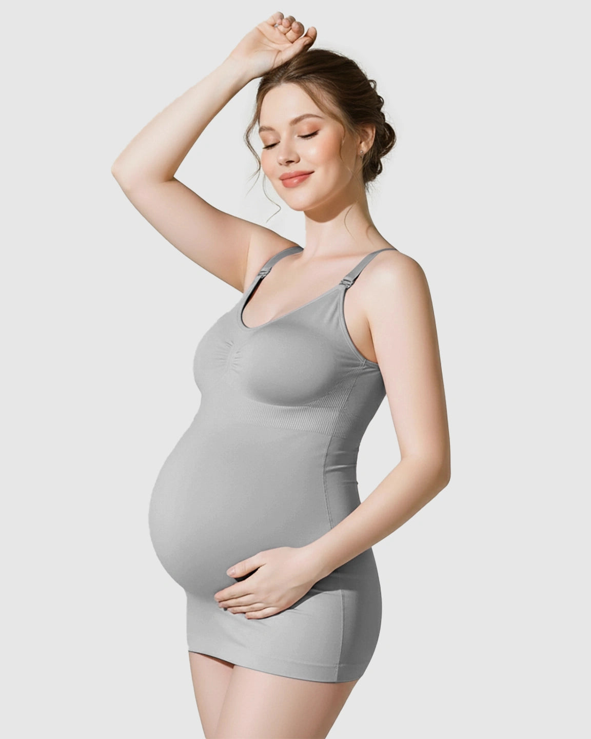 Soft Stretch Front-Opening Wireless Maternity Nursing Bra